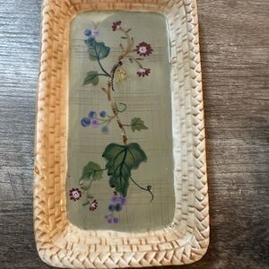 Tracy Porter Woven Border Ceramic Tray